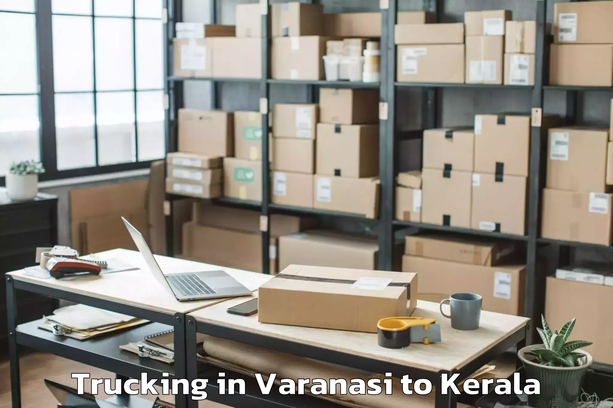 Easy Varanasi to Kollam Trucking Booking